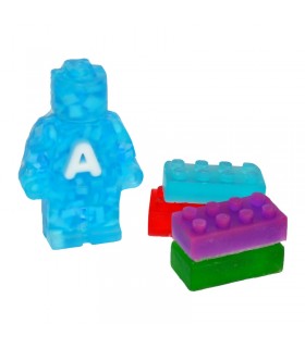 Jabones - Muñeco Lego + 4 bloques