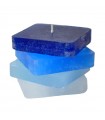 Velas - Placas cuadradas, 4 piezas