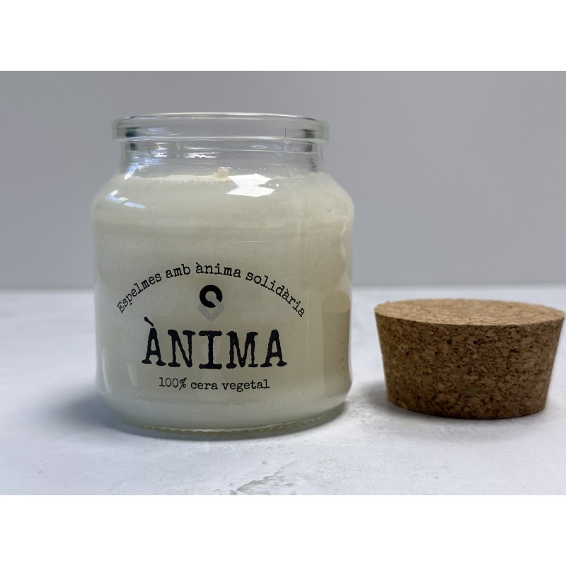 Vela en vaso de cristal