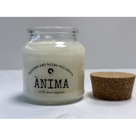 Vela en vaso de cristal